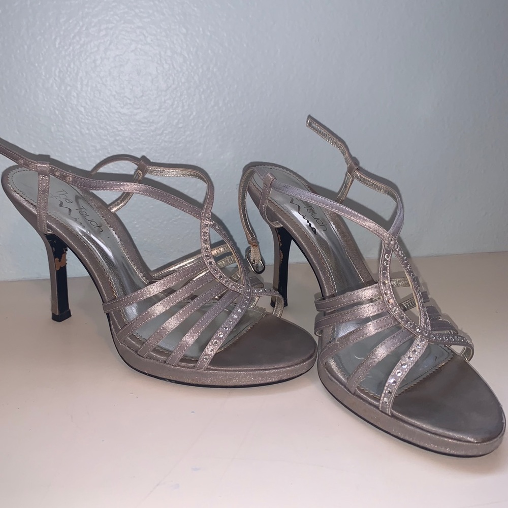Sparkly formal heels